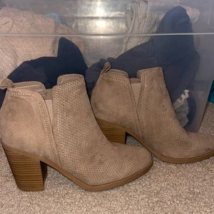 Tan Fall Booties